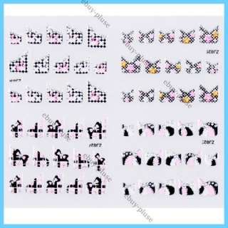  3D Colorful Decal Stickers Nail Art Manicure Tips DIY Decoration #3 1x