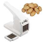   Slicer Potato Chips Maker Chopper French Fry Cutter Two Blades