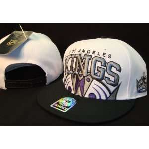  Los Angeles LA Kings White & Black 47 Brand Adjustable 