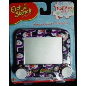  Etch A Sketch Holiday Pocket Snowman Toy Toys & Games