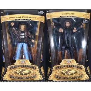   COMPLETE SET OF 2 WWE TOY WRESTLING ACTION FIGURES: Toys & Games