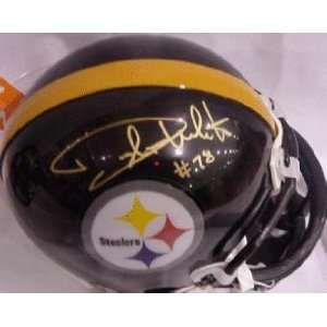  Dwight White Signed Mini Helmet   (Pittsburgh Steelers 