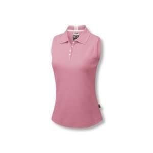 Adidas 2007 Womens ClimaLite Sleeveless Stretch Pique Golf Polo Shirt 