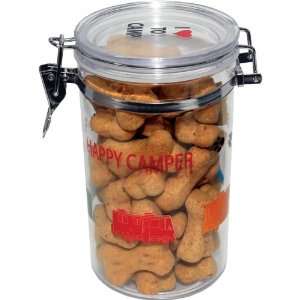  Happy Camper Pet Canister: Pet Supplies
