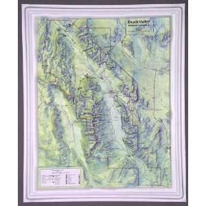   NATIONAL PARK Raised Relief Map with Oak Wood Frame: Office Products