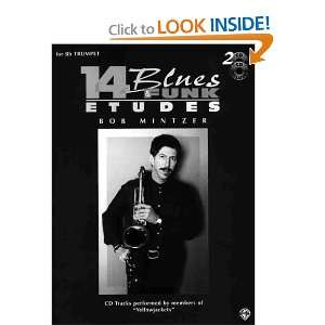  14 Blues & Funk Etudes B Flat Trumpet (Book & 2 CDs 