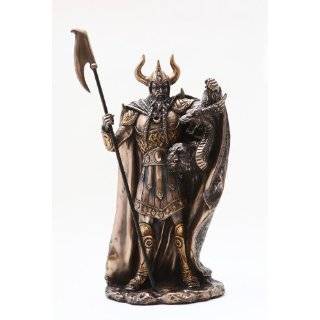  Norse God Loki Bronze Finish Bust Statue Viking