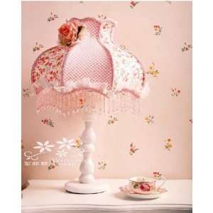  Shabby Chic Elizabeth Cotton/Lace Table lamp shade 7: Home 