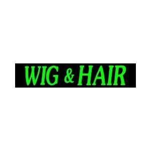 Wig Hair Simulated Neon Sign 8 x 39