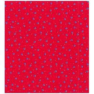  Raggedy Ann & Andy Heart & Dot Allover Red Fabric 