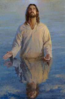 Morgan Weistling REFLECTION OF GOD giclee canvas Jesus  