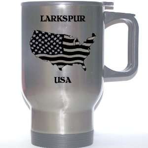  US Flag   Larkspur, California (CA) Stainless Steel Mug 