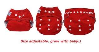 Reusable Size Adjustable Baby Cloth Diaper Nappy 6012B  