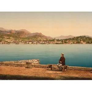  Vintage Travel Poster   Isola Pallanza Lake Maggiore Italy 