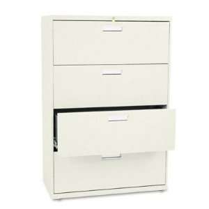   36 4 Drawer Lateral Metal Filing Cabinet with Locks: Office Products
