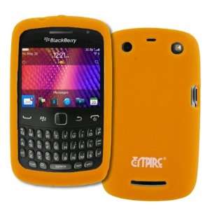   Orange Silicone Skin Case Cover for BlackBerry Curve 9350: Electronics