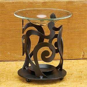  Musical Note Style Metal Base Glass Oil Burner
