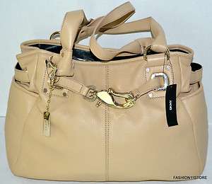 DKNY Pebble Leather with Dogleash Bag Handbag Purse Sac Сумка 