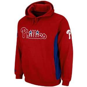   Phillies Captain Pullover Hoodie Sweatshirt   Red
