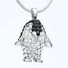  Crystal Pink Emperor ~Penguin~~ Antarctica Pendant Necklace Cute New