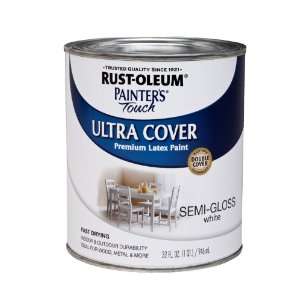  Rust Oleum 1993502 Painters Touch Quart Latex, Semi Gloss 