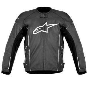  Alpinestars TZ 1 Reload Leather Motorcycle Jacket Black 