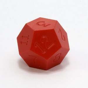  GameScience Crimson Red d12 Toys & Games