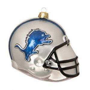  Detroit Lions 4 Team Glass Helmet Ornament: Sports 