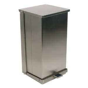  Detecto Scale Stainless Steel Step On Waste Receptacle (6 