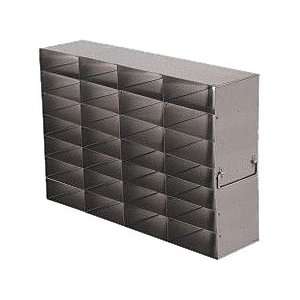   UF 472 Stainless Steel Cryostorage Box Rack for 2 Boxes, 28 Box Slots