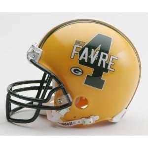   Favre Green Bay Packers Replica Riddell Mini Helmet: Sports & Outdoors