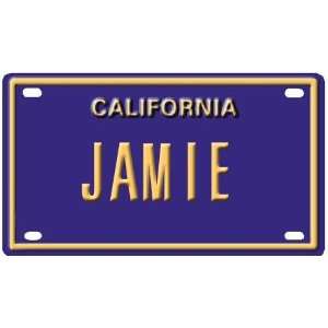   Jamie Mini Personalized California License Plate 