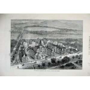   1879 View Royal Infirmary Edinburgh Hospital Scotland