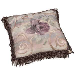  Croscill Chambord 18 by 18 Inch Square Pillow: Home 