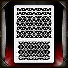 Triangle Pattern Texture Airbrush Stencil Template Airsick