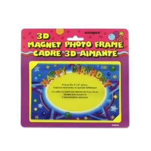  Bulk Pack of 72   Happy Birthday magnet frame (Each) By Bulk 