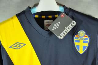 2012 Sweden Authentic Away Jersey Shirt New NWT BNIB Tag Size Large 