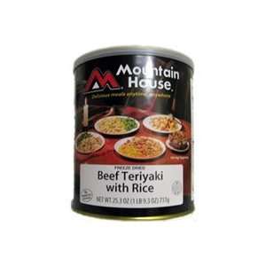  Mountain House   Beef Teriyaki with Rice #10 Can Sports 
