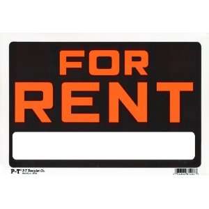  FOR RENT Signs ~ Durable Plastic ~ 2 PACK ~ 12 x 8 inches 