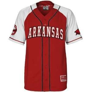  Arkansas Razorbacks Cardinal Grand Slam Baseball Jersey 