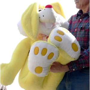 Huge Stuffed Bunny 50 Soft Plush Big foot Rabbit   Jumbo Giant Big 