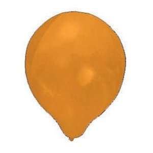   Colour Latex Balloons  12 Metallic Orange Balloons Toys & Games