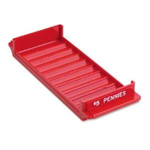   Rolled Coin Storage Tray   Red(sold in packs of 3)