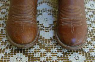 Vintage Leather LUCCHESE 2000 Cowboy Western Boots ~ 8 1/2 B  