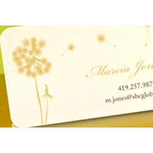 dandelion custom letterpress calling cards {sets of 100}  