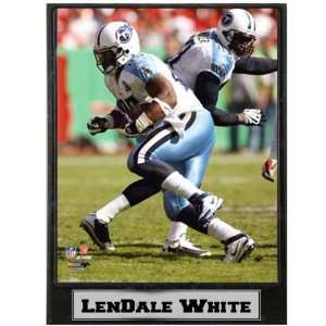  LenDale White Photograph Nested on a 9x12 Plaque Sports 