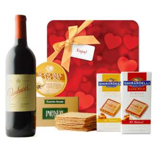 Romantic Tempting Treats Wine Gift Set 