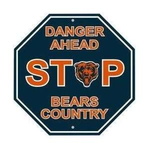   Sign   NFL Football   Chicago Bears Danger Ahead Sports & Outdoors