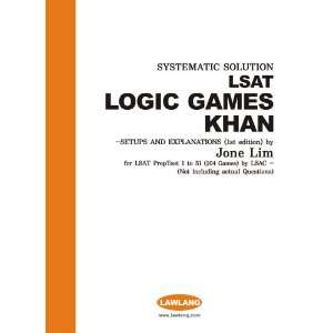 LSAT Logic Games Khan (9788996096634) Jone Lim Books