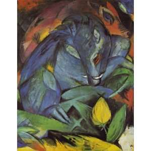   Franz Marc   24 x 32 inches   Wild Pigs (Boar and Sow)